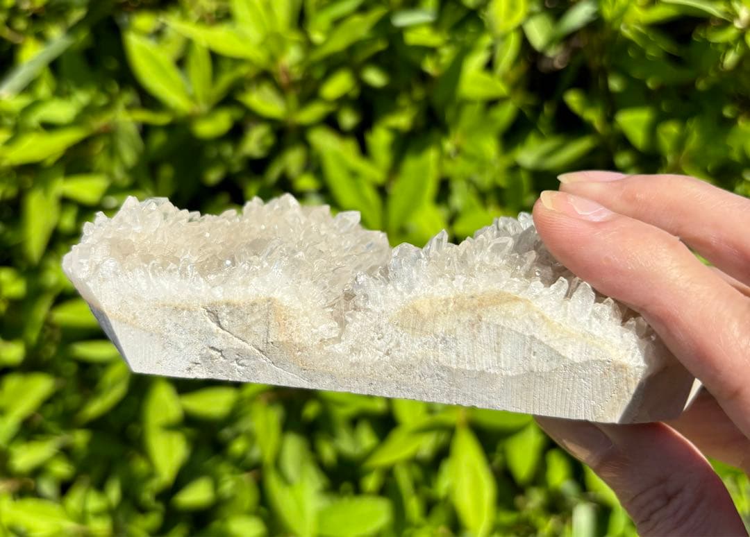 ヒマラヤ水晶478gクラスター　置物　クリスタルオブジェ　原石　浄化