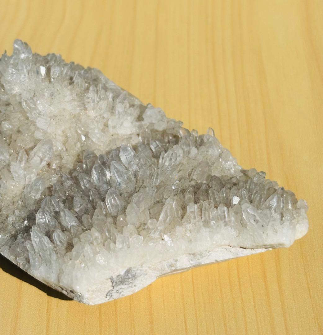 ヒマラヤ水晶478gクラスター　置物　クリスタルオブジェ　原石　浄化