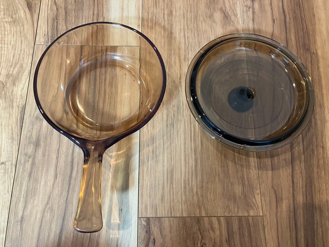 コーニング ビジョン ガラス鍋 2点セット 18cm両手鍋 12cm片手鍋