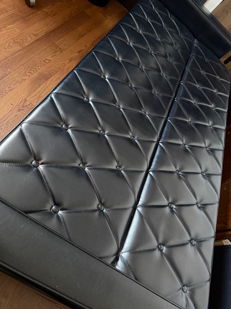 カリモク60 スリーピングソファ スタンダードブラック｜定価19.6万｜状態良好