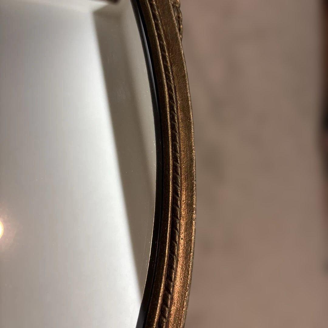 鏡 かがみ 壁掛け アンティーク ビンテージ 63.5×38.5㎝ ウォール