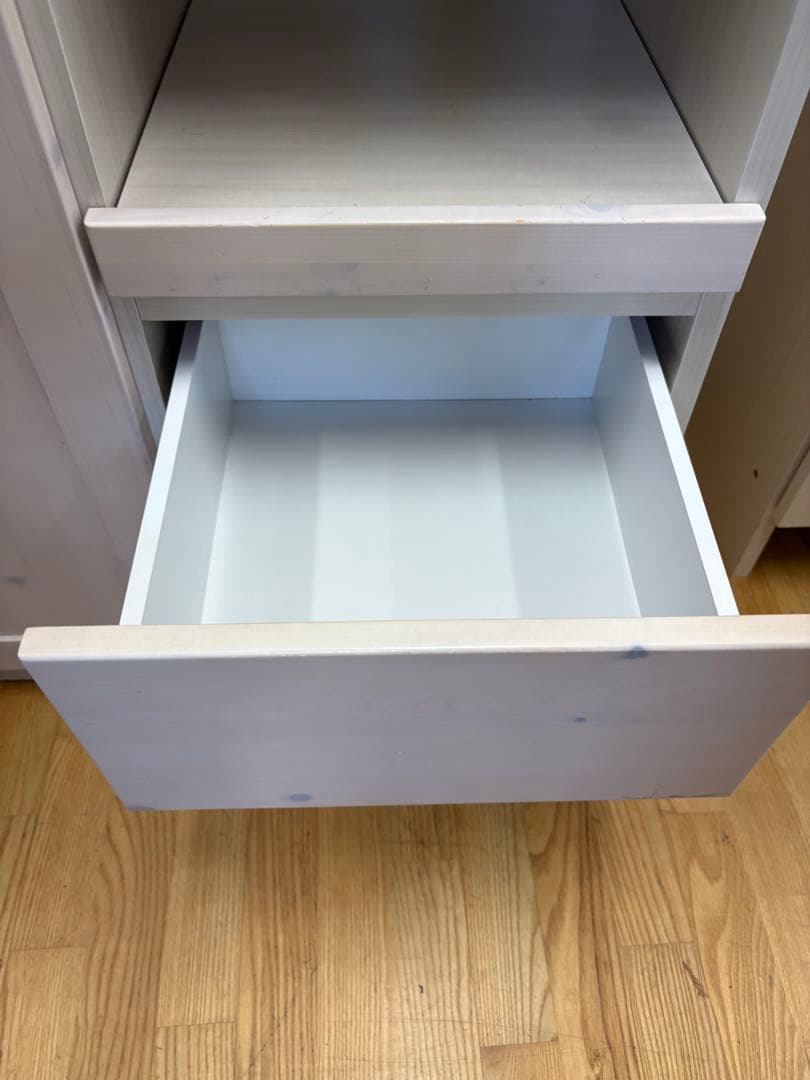 M084　スリム食器棚　食器棚　カップボード　上下分割可能　幅800mm