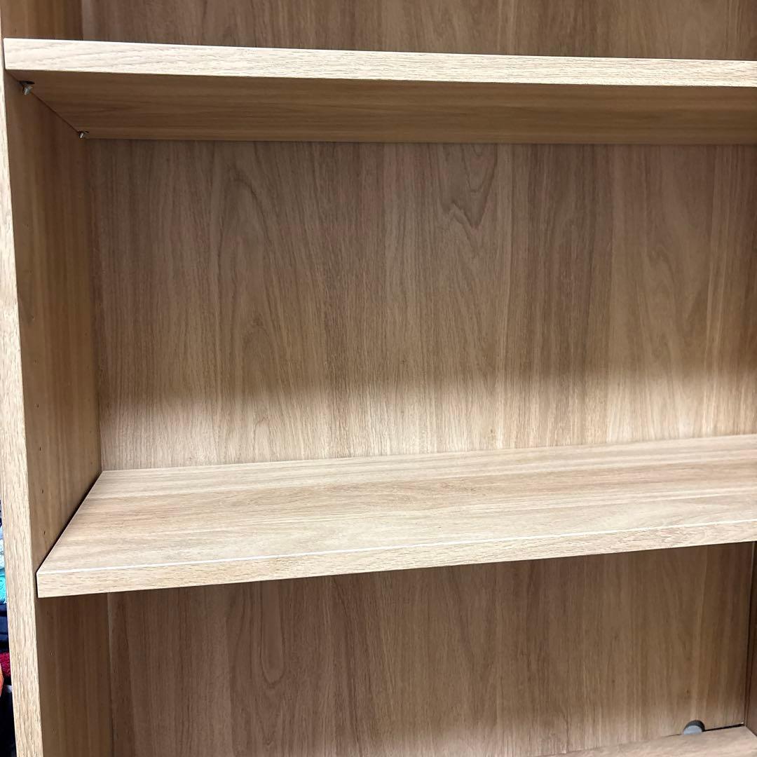 ナチュラルウッド 3段本棚