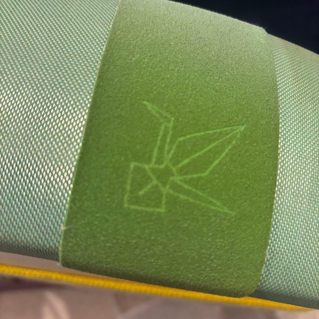 三味線本体 白/緑 ケース付き