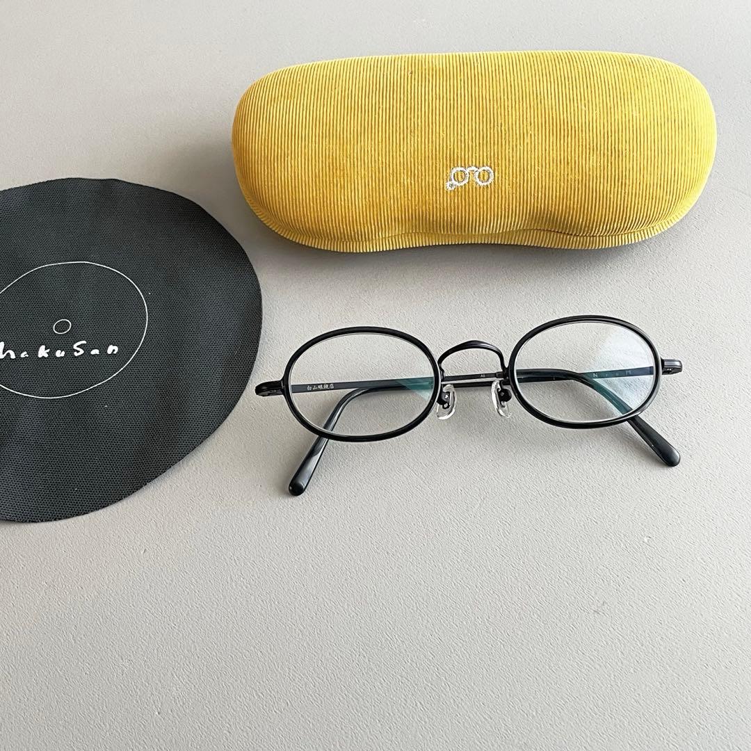 白山眼鏡店 ニューマンレイ山コンビ DEEP OVAL オーバル メガネ - メルカリ