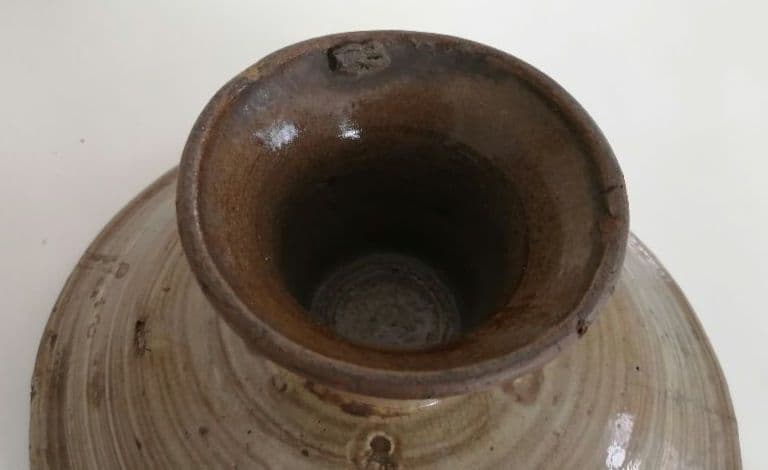 中期唐津　刷毛目　高台