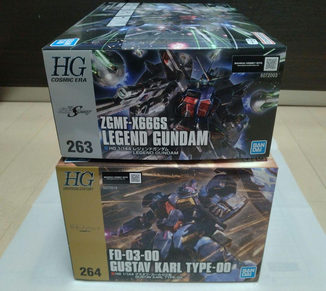 新作プラモ HG レジェンドガンダム グスタフ・カール 2点セット - メルカリ