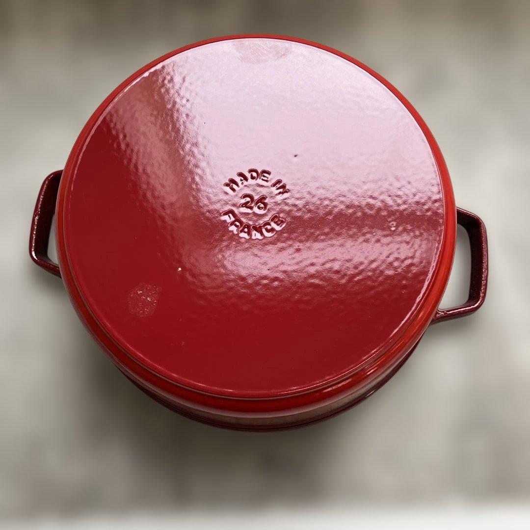 ⚫︎8/0212i13 STAUB LACOCOTTE シャロー ストウブ26㎝ - メルカリ