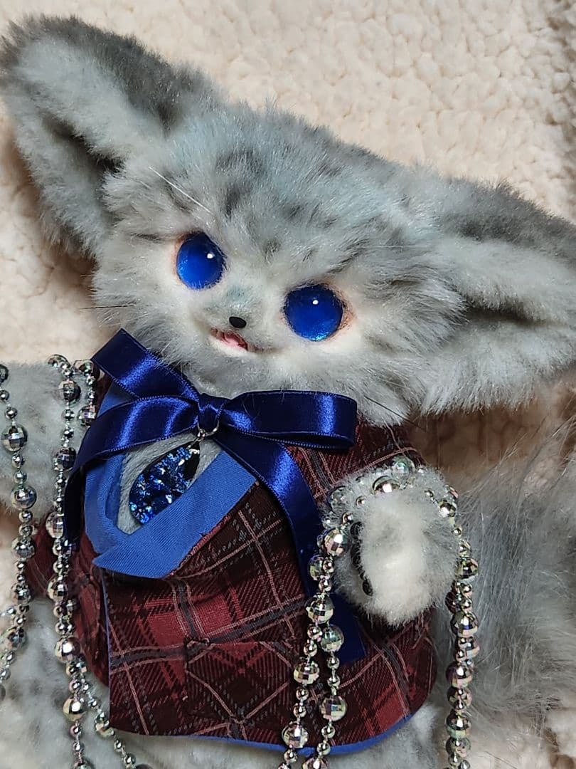 らずり　アートドール　ユキヒョウさん　冬の幻獣