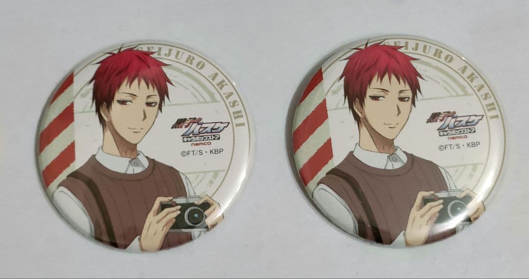 黒子のバスケ キャラポップストア赤司征十郎缶バッジ - メルカリ