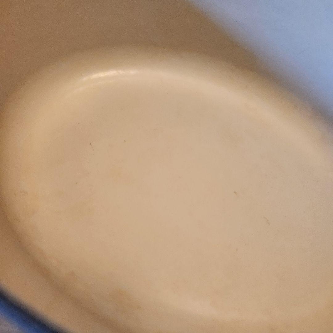 【廃盤】LE CREUSET　ココット オーバル　 23cm 　カリビアンブルー