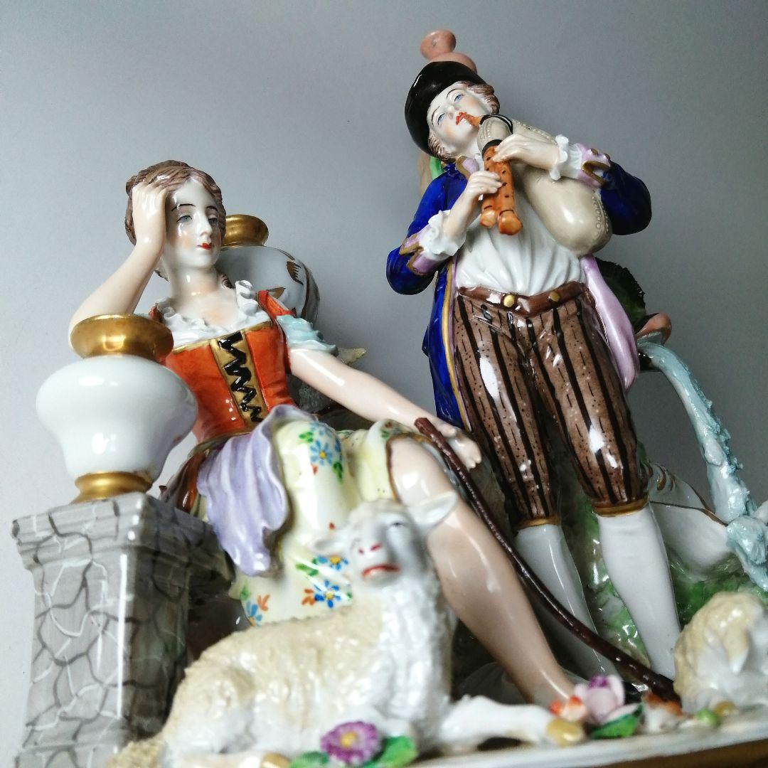 ジッツェンドルファ シッツェンドルフ　フィギュリン人形　ジッツェンドルフ　ドイツ