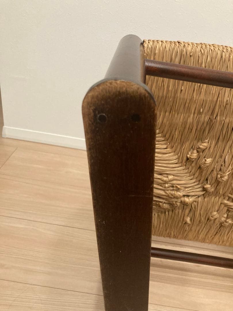 松本民芸家具　籐椅子　アンティーク　いす