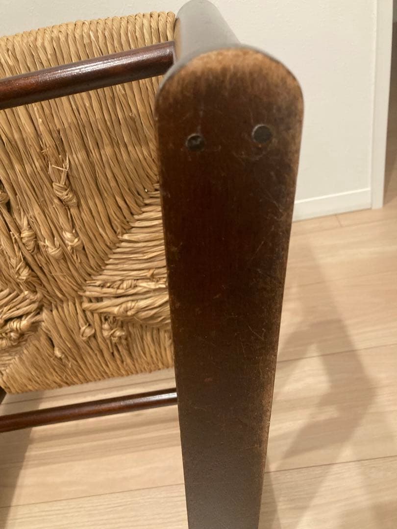 松本民芸家具　籐椅子　アンティーク　いす