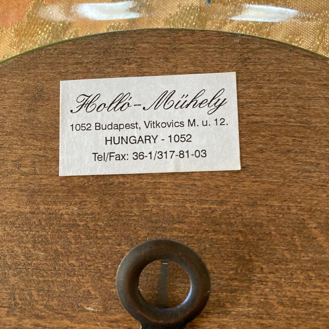 ハンガリー　ハンドメイドペイント　鏡