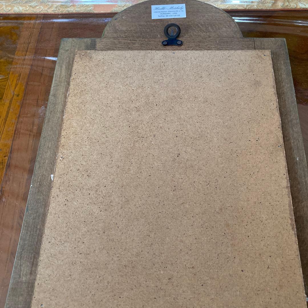 ハンガリー　ハンドメイドペイント　鏡