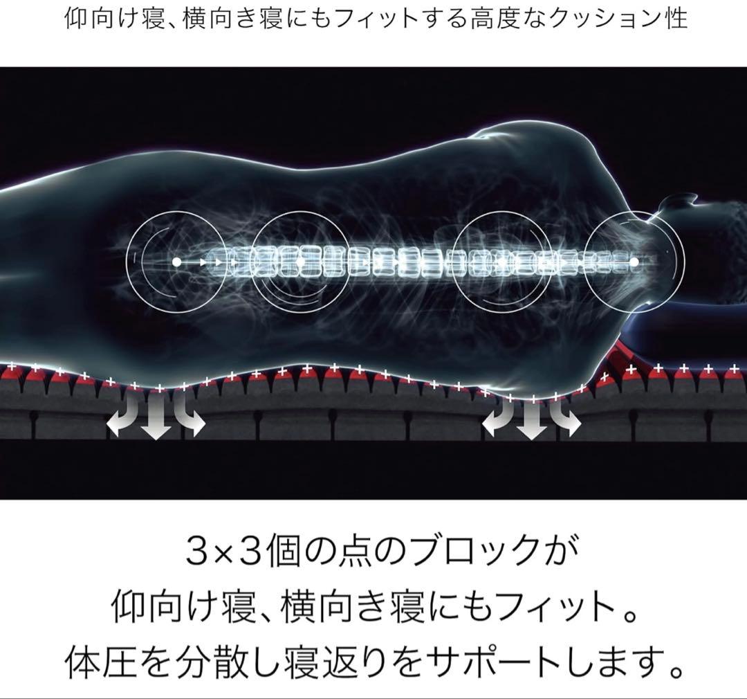 【送料込】AiR SI エアーマットレス/シングル/ブラック/レッド/レギュラー