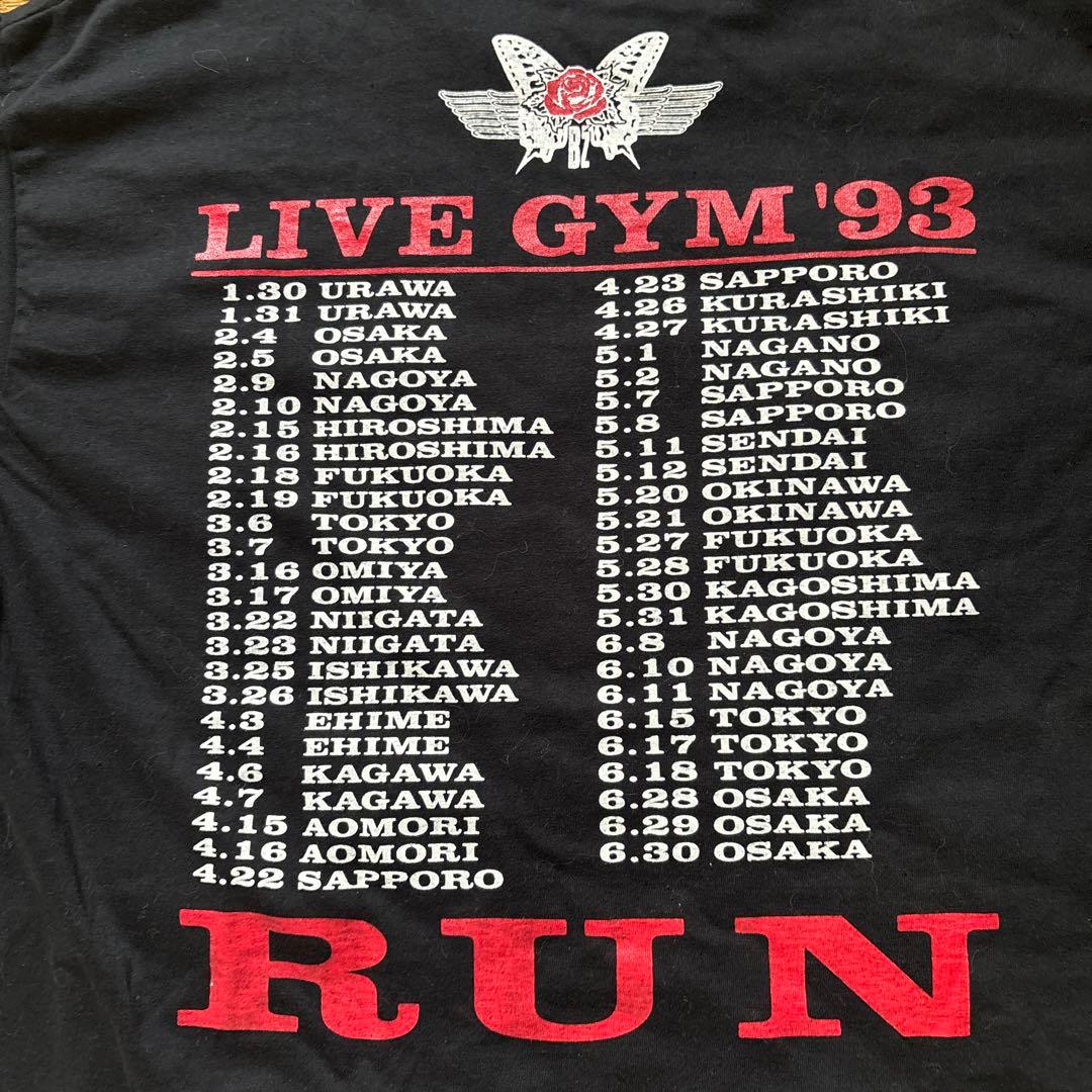B'Z B'z LIVE GYM '93 RUNツアーTシャツ - メルカリ