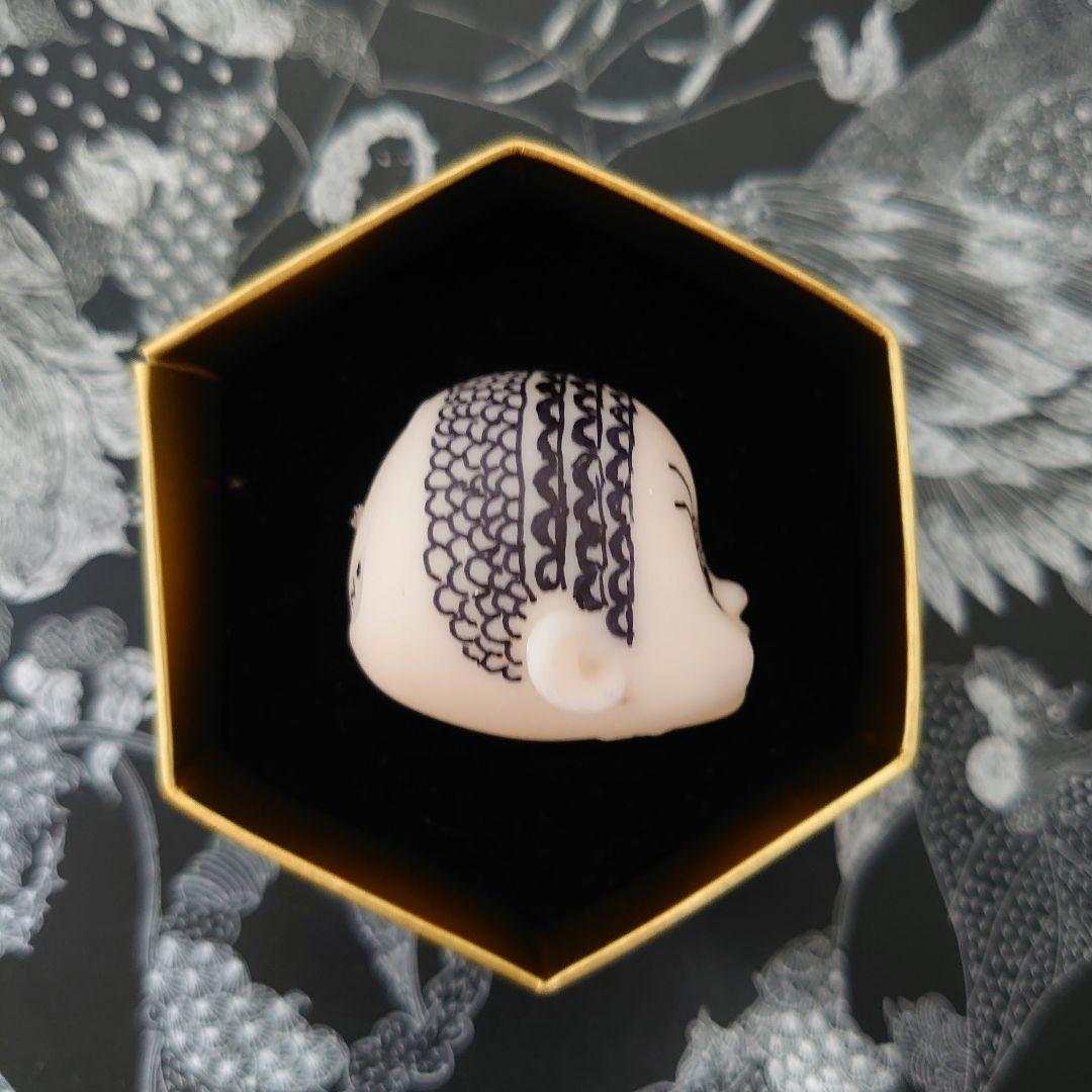 ドールミニヘッド 蜂（はち）【ヘッド+六角形の箱】※ボディ・背景は付属