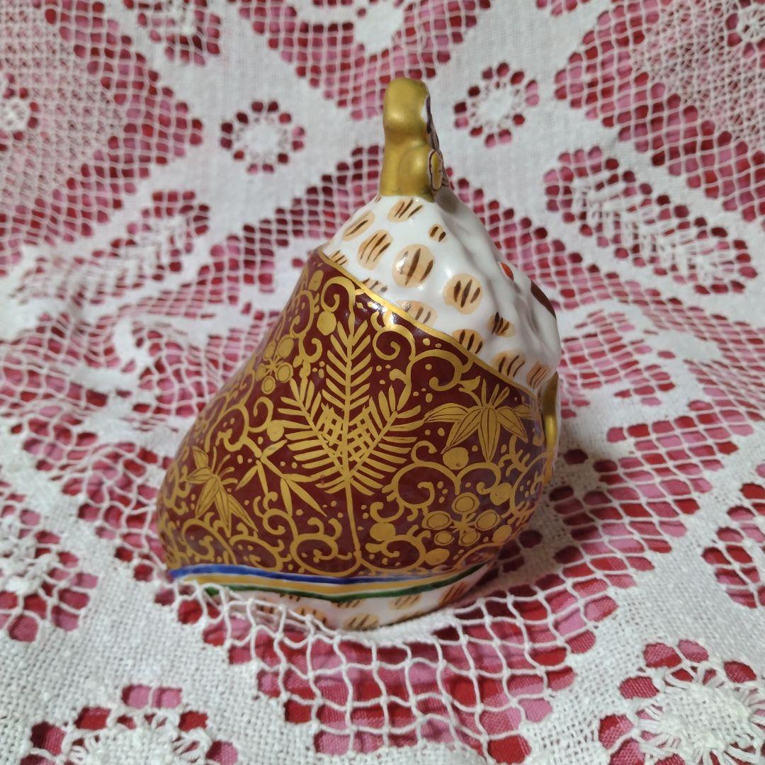 新開寛山　ふくろう　焼き物　お雛様　置物　おひなさま