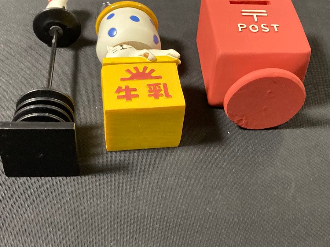 絶版 初期 コンコンブル まとめ売り 黒猫 白猫 三毛猫 郵便ポスト 牛乳 初期