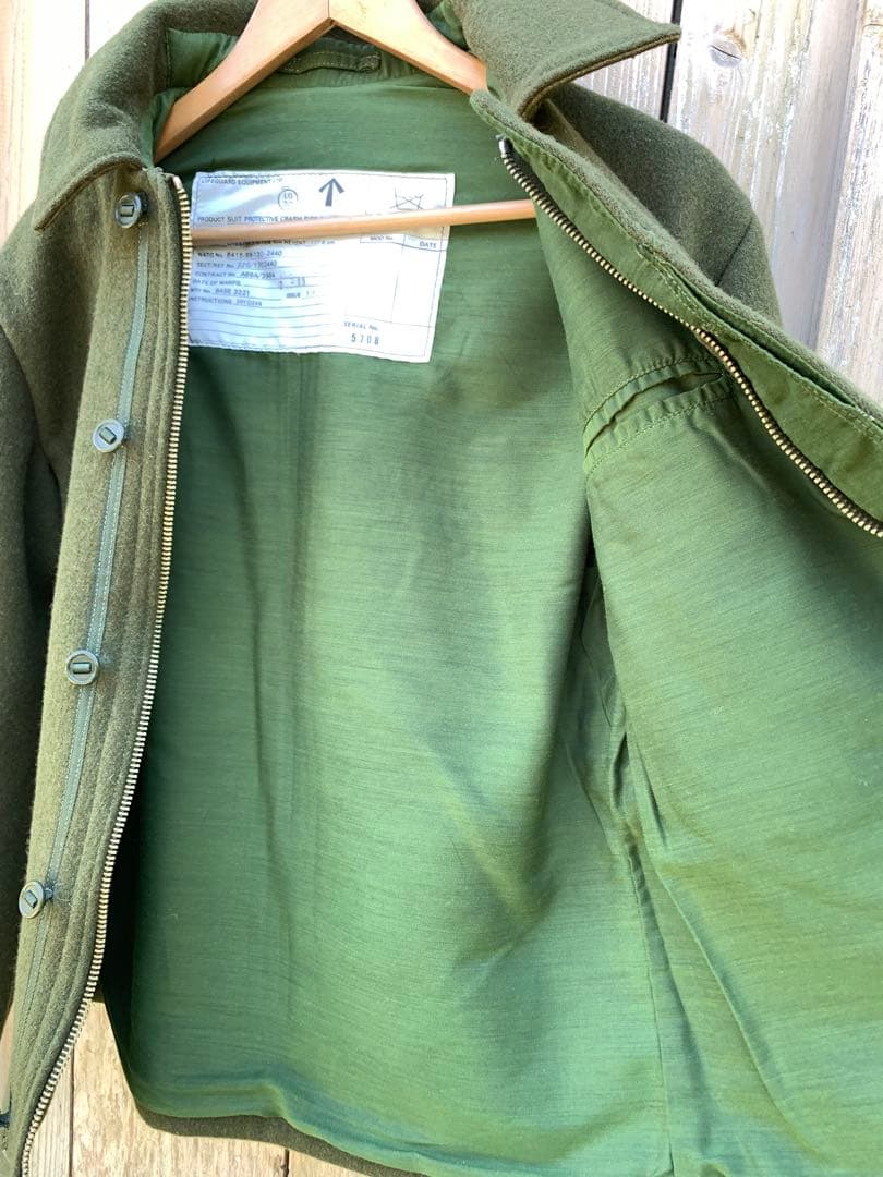 80S ヴィンテージ RAF ファイターJKT フライトジャケット イギリス空軍