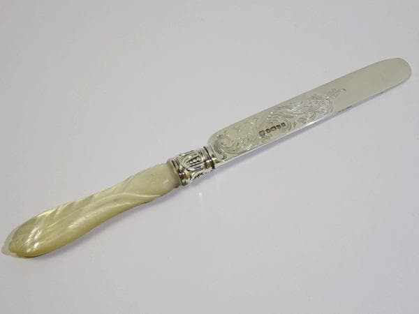 シェフィールド デザートフォークナイフ １2Pセット マザーオブパール