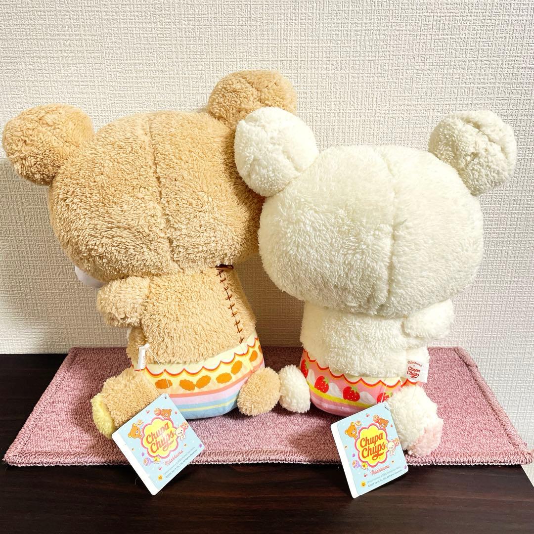 リラックマ×チュッパチャプス ぬいぐるみXL 全2種セット - メルカリ