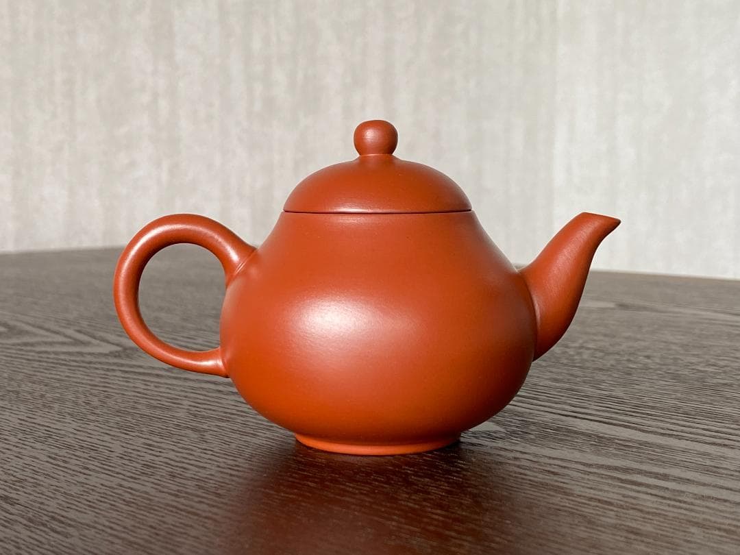 中国茶器 台湾茶器 台湾作家祭美珠 朱泥茶壷 煎茶道具急須 素焼き 茶器