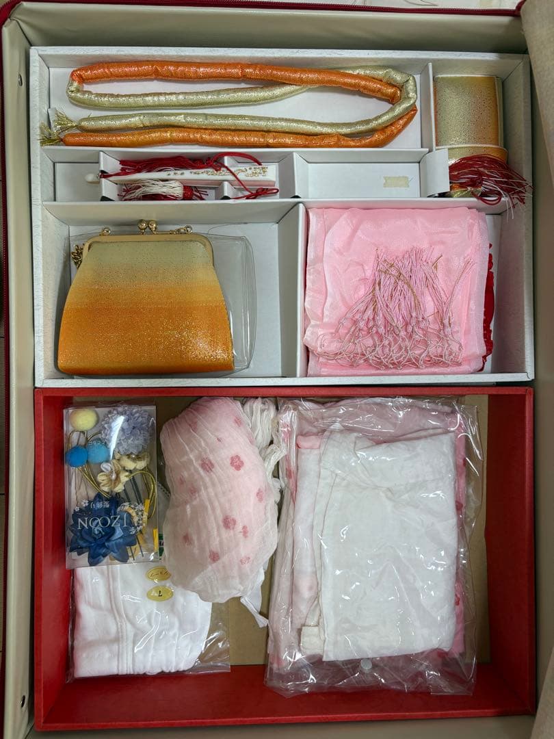 七五三 着物 帯 セット　7歳