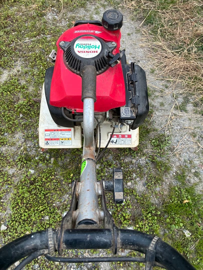 ホンダFG201H Holiday 4 ストローク 耕運機 赤 動作確認済み - メルカリ