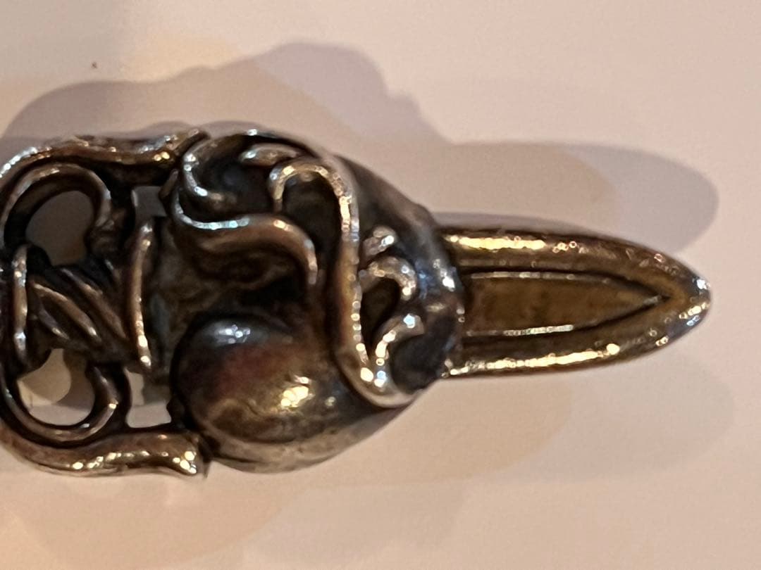 クロムハーツ　ダガー＆ハート　ペンダントトップ　ユーズド