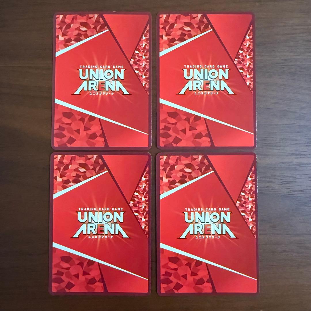 ユニオンアリーナ NIKKE プレシャスブースターパック 紅蓮 PcSR 他3枚