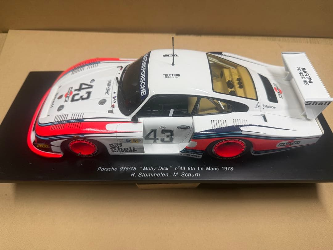 1/18 1978 ポルシェ 935/78 #43 モビー・ディック スパーク製 - メルカリ