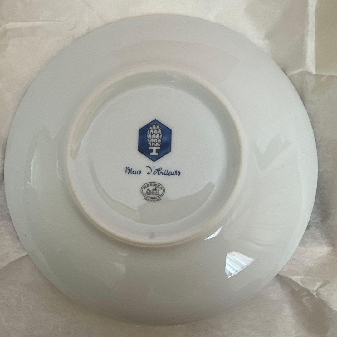 HERMES　エルメス　ブルーダイユール プレート