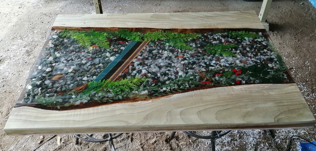 レジンテーブル　リバーテーブル