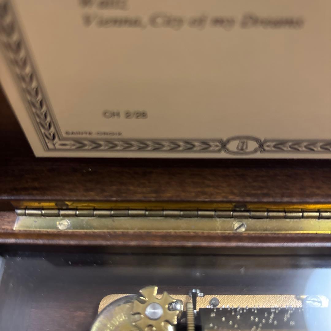 アンティーク　スイス製　REUGE リュージュ　オルゴール　2曲