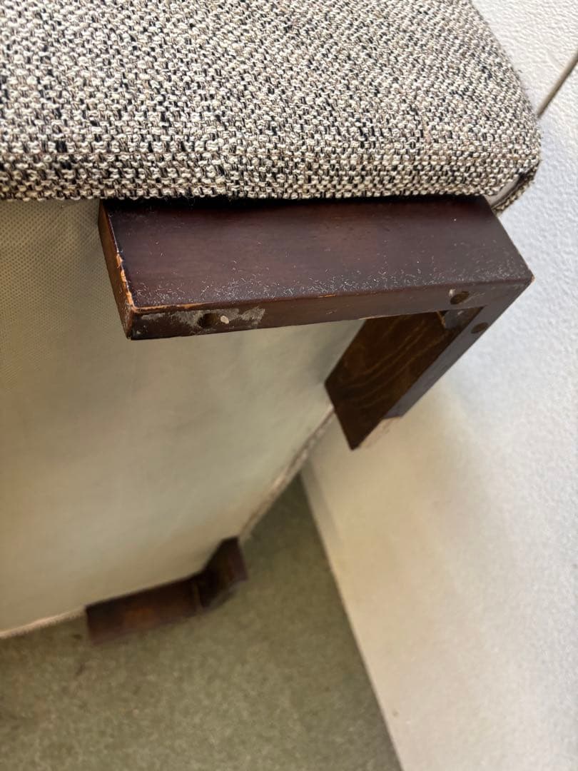 カバーリング式　ファブリック2Pソファ　クッション2個付き