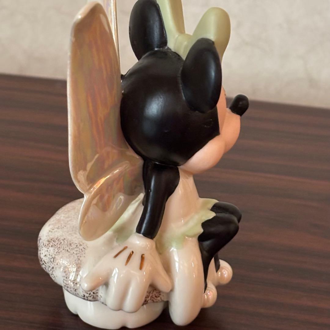 ディズニー　ミニー　妖精 フィギュア　陶器　置物