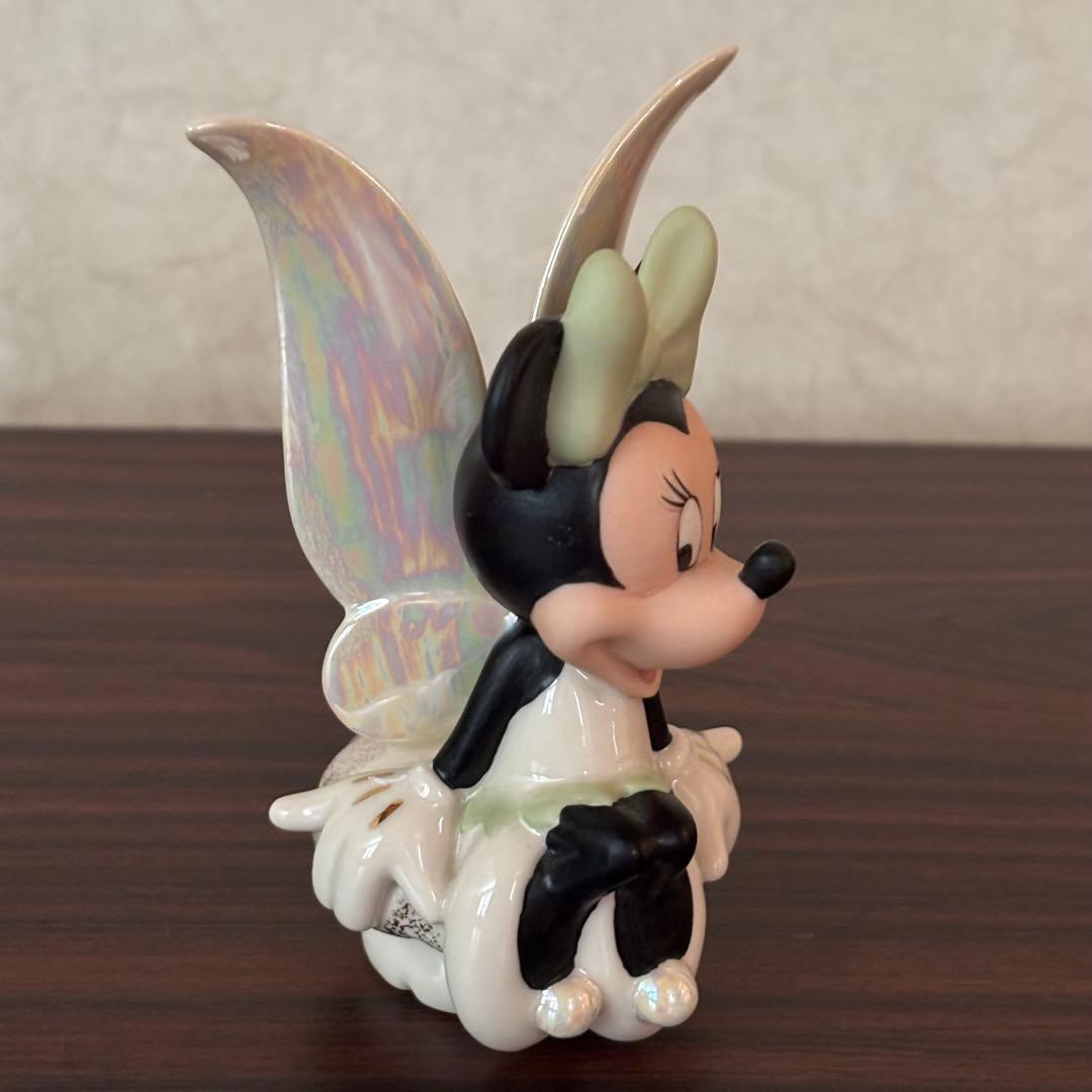 ディズニー　ミニー　妖精 フィギュア　陶器　置物