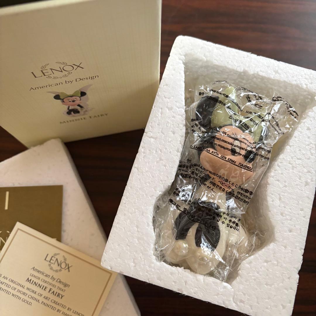 ディズニー　ミニー　妖精 フィギュア　陶器　置物