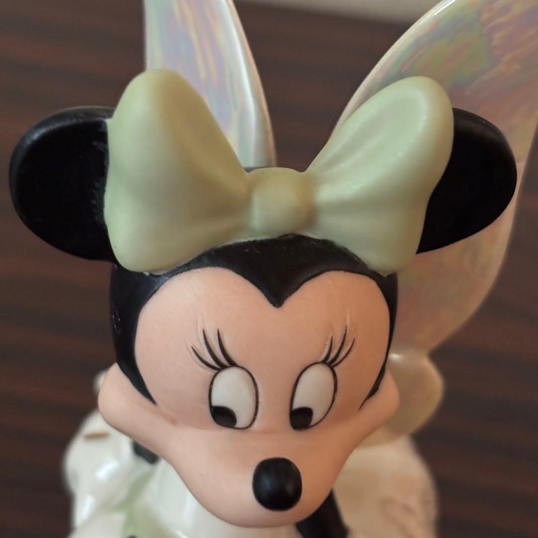 ディズニー　ミニー　妖精 フィギュア　陶器　置物