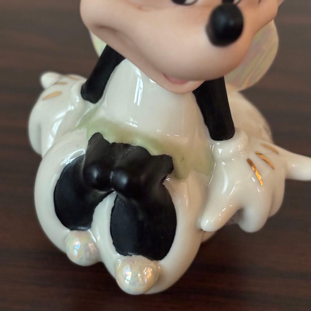 ディズニー　ミニー　妖精 フィギュア　陶器　置物