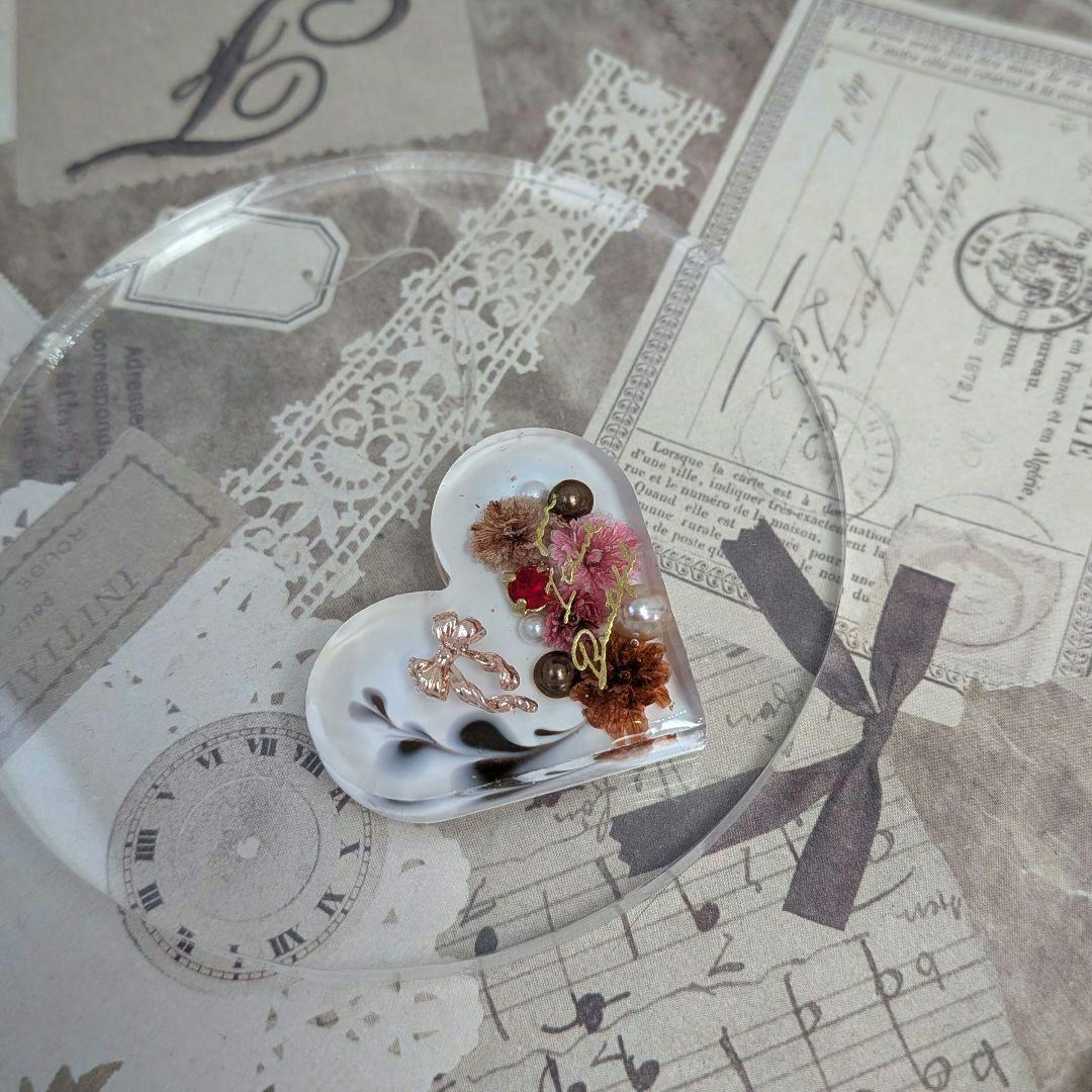 418 ショコラフレーズ✴バレンタイン✴レジンヘアゴムキーホルダー