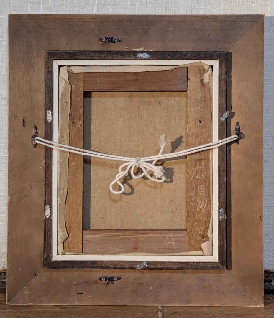 真作】絵画 油彩3号 コンコルドの広場 都市風景画 軽やかな筆致 W190