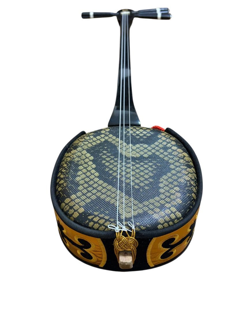 沖縄 三線 蛇柄