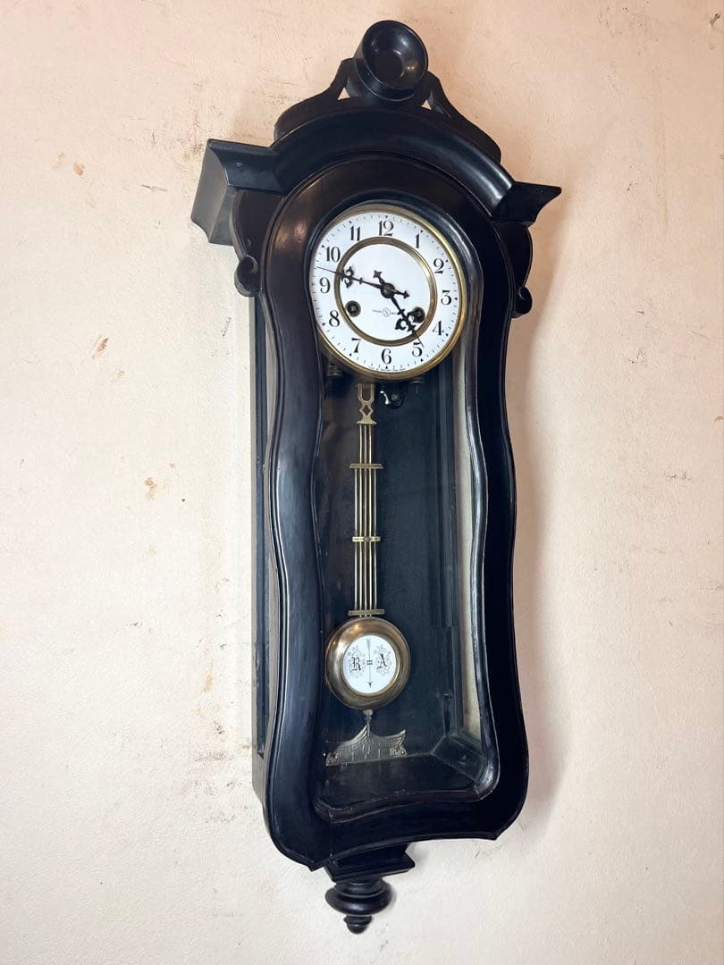 精工舎　ひさご　柱時計　古時計　振り子　ユンハンス　ゼンマイ　ボンボン　レトロ