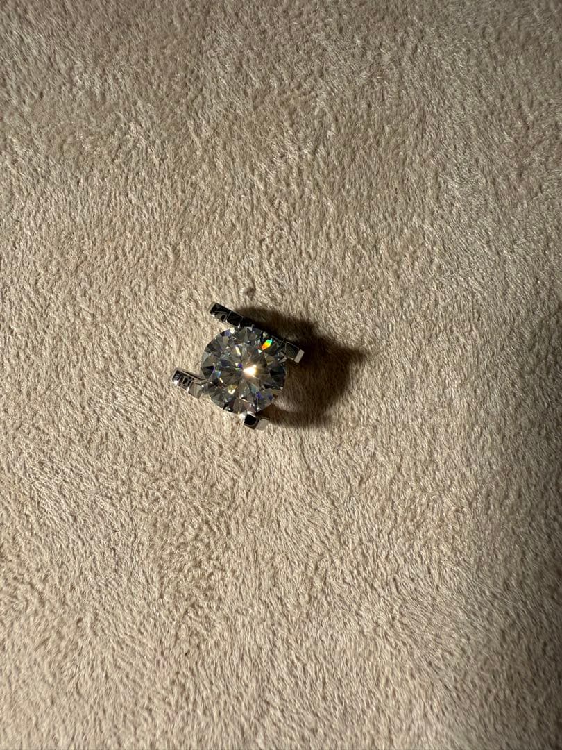 3ctモアサナイトペンダント