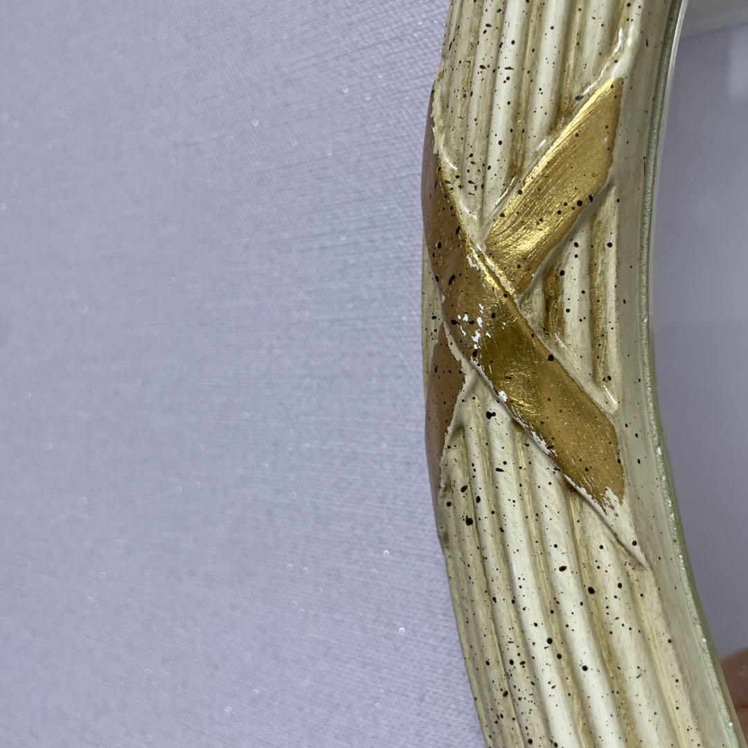 ロココ調楕円ミラー