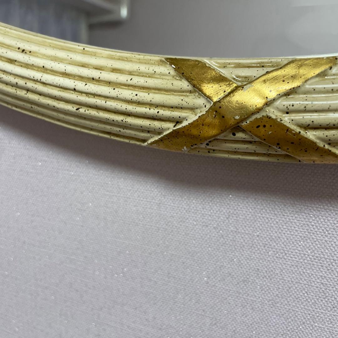 ロココ調楕円ミラー